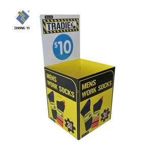 Iklan Supermarket Promosi Karton Bergelombang Dump Sampah Display untuk Retail Benih Kuas Cat - Product Image 3