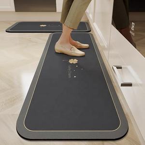 Набор водовпитывающих ковриков, резиновый напольный коврик из диатома, антискользящий, для кухни - Product Image 5