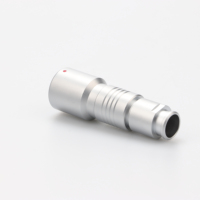 Conector Circular Impermeable, Transmisión de Señal de Energía Híbrida IP68, Conector Push-Pull Macho-Hembra para Equipos Industriales