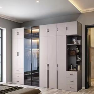 ตู้เสื้อผ้าที่ทันสมัยสำหรับห้องนอน, โรงแรม, อพาร์ทเมนต์, วิลล่าพื้นที่จัดเก็บขนาดใหญ่ - Product Image 3