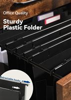 Pochette extensible en plastique haute capacité avec séparateurs mobiles Organisateur de dossiers pour le bureau A4 format lettre