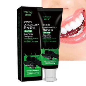 Dentifrice au charbon de bambou blanchissant pour les dents beauté santé activée naturelle vente en gros