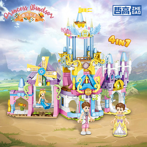 Zhe Gao Windsor Dream Castle 800+ Pieces Princess Building Blocks Educational Toy for Kids Age 7-14 - Product Image 4