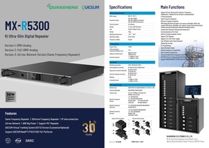 Répéteur numérique DMR Quansheng MX-R5300 50W longue portée avec liaison IP, mode analogique DMR POC, répéteur radio VHF UHF, <span class=keywords><strong>réseau</strong></span> <span class=keywords><strong>SFR</strong></span> Adhoc - Product Image 6