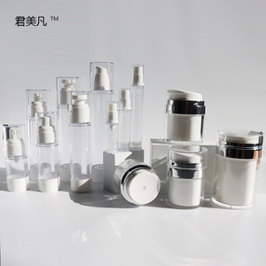 Vacuum Airless Bottle 5-120ml Pump Cylinder <b>Plastic</b> Cosmetic <b>Packaging</b> Jar - Product Image 1