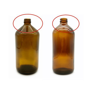 0,5 oz 1oz 2oz 4oz 8oz 16oz 32oz Venta al por mayor de alto brillo ámbar de lujo 50ml redondo ámbar Boston cosméticos embalaje Perfume vidrio Essen - Product Image 3