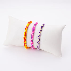 Bracelet d'amitié tissé en corde de corde mexicaine réglable colorée de 15.5CM fait à la main - Product Image 3