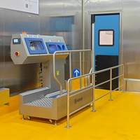 Station d'hygiène automatique contrôle d'accès lavage à la main désinfecter à sec semelle brosse barrière d'hygiène pour Haccp