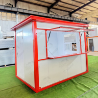 Module préfabriqué de luxe pliable en panneaux sandwich, design moderne, mini-maisonnette avec salle de bain et toilettes
