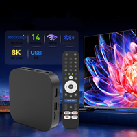 Ihomelife YSE-3518, Receptor de TV Android 14 con Streaming 4K HD, RK3518, Wi-Fi de Doble Banda, Control Remoto por Voz, 2GB 16GB