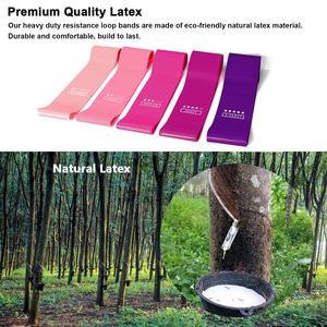 Ensemble de bandes de boucle de résistance d'exercice de sport ensemble de bandes élastiques avec sac de transport pour l'entraînement de gymnastique à domicile de yoga - Product Image 5
