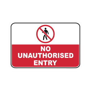 مادة الألومنيوم حركة المرور لا تحذير دخول الطريق ، لوحة السلامة والأمن البلاستيكية للطريق - Product Image 6