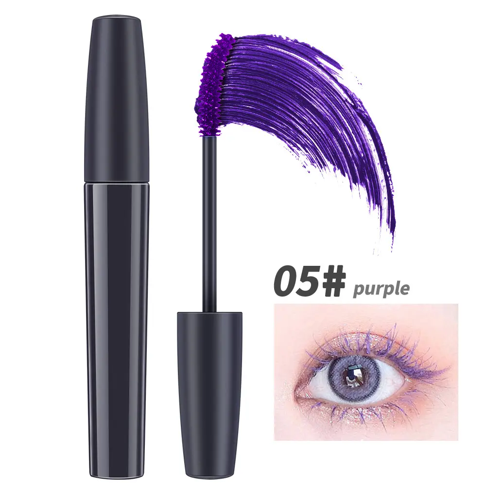 Private Label Color Waterproof Mascara 6 Colors Mascara thick and slender