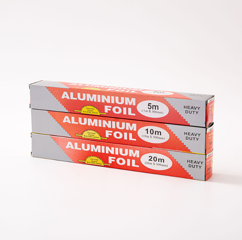 Factory-Grade 150m 15micron Disposable Soft Tin Foil Roll 15micron Aluminium Foil Paper Tin for Catering Kitchen Use Coated Soft