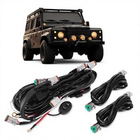 MaXpeedingrods Kit Kabel Lampu Offroad LED 35.1x9.5x12.3cm 6 Kabel Seri Crosshair Lampu LED Bantu Mengemudi RGB