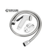 Ensemble de douche à main haute pression EURO CLIMA avec tuyau de douche à double boucle