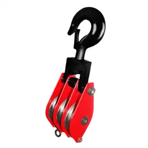 高品质美国欧式CE重型抓举滑轮组起重机吊车和滑车带钩滑轮