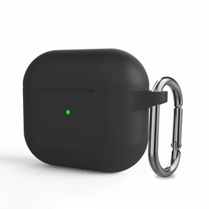 Étui en silicone pour Airpods 3e génération étui de protection souple avec boucle <span class=keywords><strong>housse</strong></span> de <span class=keywords><strong>casque</strong></span> antichoc - Product Image 5