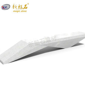 Nuevos Materiales de Construcción de Piedra, Banco de Cemento Blanco Gris, Personalizable, Impermeable, Muebles de Patio para Exteriores - Product Image 2