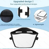 Étui de téléphone en cuir avec cordon et fermoir, blanc, imprimé par transfert thermique, 12*20CM, pour loisirs et voyages, protection pour téléphone, collection Printemps 2024, en stock