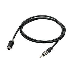 Car Antenna <b>Adapter</b> Cable 75 Ohms 86-108MHz FM Radio <b>Plug</b> to Male Connector for Vehicle Use - Product Image 1