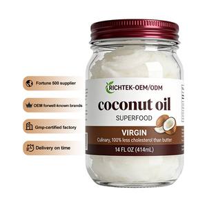 <span class=keywords><strong>Olio</strong></span> <span class=keywords><strong>di</strong></span> <span class=keywords><strong>Cocco</strong></span> Extra Vergine Puro Biologico Spremuto a Freddo per Capelli, Pelle e Cucina con Sapore Fresco - Product Image 1