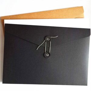 <b>A4</b> Kraft <b>Paper</b> Bag Project Folder Bag Document Booklet <b>A4</b> Large Envelope for School Office Stationery - Product Image 2