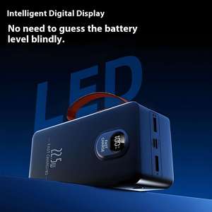 Gran oferta, Banco de energía de carga rápida portátil de 50000mAh con interfaz de entrada de Cable tipo C para teléfonos móviles y teléfonos móviles - Product Image 5