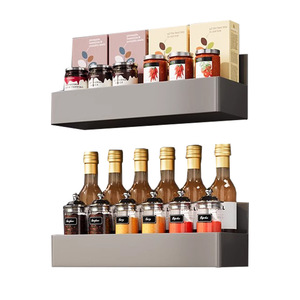 Étagère magnétique pour réfrigérateur, support de rangement mural latéral, porte-serviettes en papier pour cuisine (sans perçage), sac de rangement pour aliments - Product Image 3