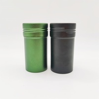 50g 60g 75g Vide Métal Aluminium Argent Rechargeable Déodorant Bâton Conteneur 60ml Vert Noir Aluminium Déodorant Bâton Tube