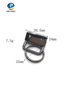 Perangkat keras FOB kunci hitam dengan klip ekor katun 25mm baja cincin terbuka dan kait logam untuk penggunaan industri & pertambangan - Product Image 3