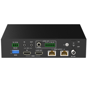 Répartiteur et prolongateur vidéo 4K60 1x2 avec <span class=keywords><strong>HDMI</strong></span> sur Cat6/6a/7, comprend 2 récepteurs et prend en charge HDR, HDCP 2.2, YCbCr 4:4:4, IR - Product Image 3