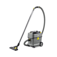 Aspirateur professionnel à sec T 15/1 Karcher, design silencieux et léger, poignée pliable, filtre HEPA 14 en option