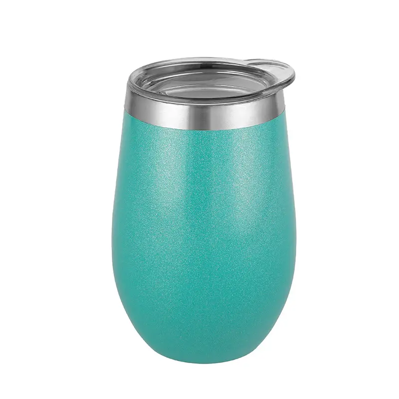 Nuovo bicchiere di vino all'ingrosso in acciaio inox 12oz portauovo Thermos sottovuoto ventre vino rosso tazza di uovo tazza di guscio d'uovo per auto