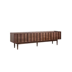 North American <strong>Black</strong> Walnut Solid Wood <strong>TV</strong> Cabinet Ready-to-Use Multifunctional Storage <strong>Unit</strong> for Small Living Rooms Mid-Century - Product Image 5