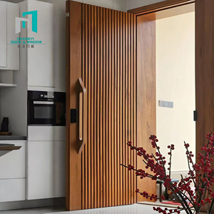 Puertas de interior moldeadas y preparadas para pintar, estilo shaker hueco personalizado, estilo del sudeste asiático, para dormitorio - Product Image 4