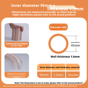 สาย PU เกรดอุตสาหกรรมสำหรับปั๊มคอนกรีตและการฉีดคอนกรีต - Product Image 4