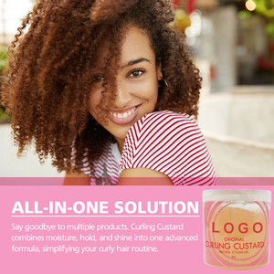 Gel Coiffant Naturel Définition Boucles et Brillance, <span class=keywords><strong>Crème</strong></span> Coiffante pour Cheveux Bouclés, Gel Coiffant pour Femme et <span class=keywords><strong>Homme</strong></span>, Marque Privée - Product Image 2