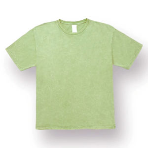 100% algodón personalizado Vintage peso pesado lavado ácido camisetas de gran tamaño Streetwear Vintage impresión Simple camiseta para hombres al por mayor - Product Image 3