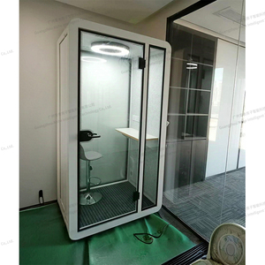 Cabines de bureau insonorisées pour 4 personnes à prix avantageux, cabine téléphonique privée insonorisée, cabine insonorisée portable, pod de réunion de bureau - Product Image 3