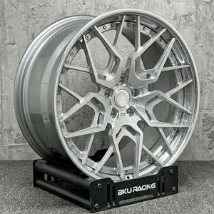 Jantes forgées Bku 2 pièces 5x130 pour <span class=keywords><strong>Lamborghini</strong></span> <span class=keywords><strong>Urus</strong></span> Revuelto Temerario Huracan, jantes en alliage brossé de luxe personnalisées de 21 et 22 pouces - Product Image 2