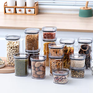 Caja <span class=keywords><strong>de</strong></span> almacenamiento <span class=keywords><strong>de</strong></span> plástico, dispensador <span class=keywords><strong>de</strong></span> cereales <span class=keywords><strong>de</strong></span> cocina hermético al vacío <span class=keywords><strong>de</strong></span> alta capacidad, personalizado, venta al por mayor, 760ml - Product Image 4