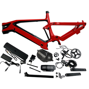 Cadre de vélo électrique Joyebike Bafang Cadre en fibre de carbone à double suspension Cadre de vélo électrique <span class=keywords><strong>Enduro</strong></span> 48V 500W M560 avec batterie 840Wh - Product Image 1