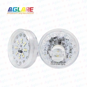 Aglare AC24V RGB <span class=keywords><strong>LED</strong></span> điểm ảnh điểm đèn IP65 không thấm nước 60 mét tự động Cabochon đầy màu sắc vui chơi giải trí <span class=keywords><strong>LED</strong></span> ánh sáng vui chơi giải trí Rides - Product Image 3
