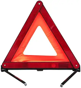 Carro estrada emergência aviso triângulo carro emergência kit triângulo refletor levou aviso triângulo E-MARK carro acessórios