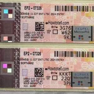 Etichetta COA Rosa OEM per 11 Pro, Garanzia a Vita per Sistema Operativo, Supporto 24/7, Disponibile Spedizione Gratuita e Veloce - Product Image 1