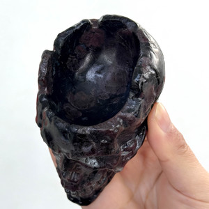 Venta Caliente de Figuras de Feng Shui Naturales, Producto Espiritual, Cristales Curativos, Artesanías, Calaveras de Granate, <span class=keywords><strong>Copa</strong></span> para Decoración del Hogar - Product Image 4