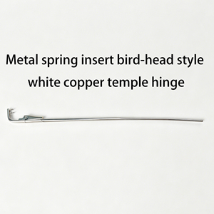 Glasses <strong>Parts</strong> Spring Hinge <strong>Eyeglass</strong> Accessories Rimless Dual Rubber End Caps Screw Lock Craft Temple Multi-Color Electroplated - Product Image 1