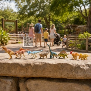 Figuras de Dinosaurios de Plástico Realistas, <span class=keywords><strong>Juego</strong></span> de 8 Piezas, Modelos de Dinosaurios de Juguete para Dioramas, Escenas, Mesa de Arena, <span class=keywords><strong>Juego</strong></span> Educativo de Mesa - Product Image 2