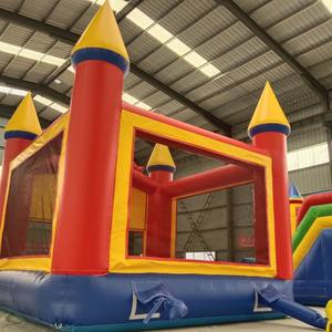 Château gonflable de maison de cavalier de fête commerciale avec la glissière pour des enfants - Product Image 2